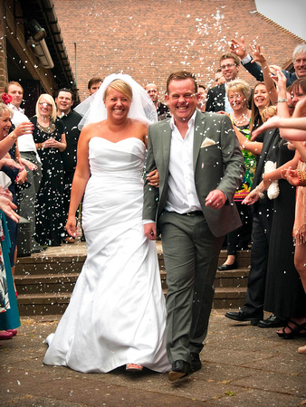Traditional Confetti Photos in Kent